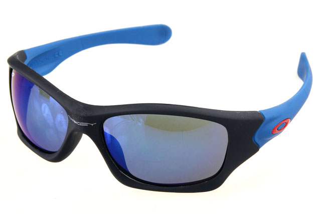 Oakley Radar Range Sunglasses Black Dodgerblue Frame Lightblue L