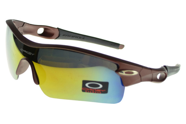 Oakley Radar Range Sunglasses brown Frame blue Lens