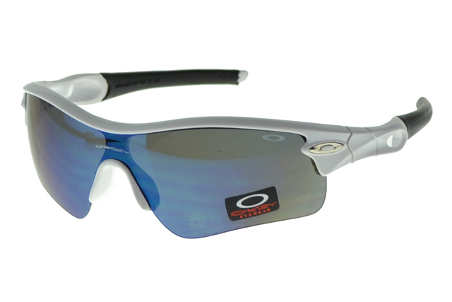 Oakley Radar Range Sunglasses White Frame Blue Lens