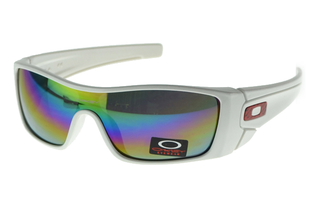 Oakley Batwolf Sunglasses White Frame Colored Lens