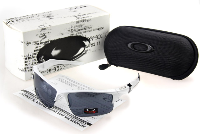 Oakley Frogskin Sunglasses White Frame Dimgray Lens