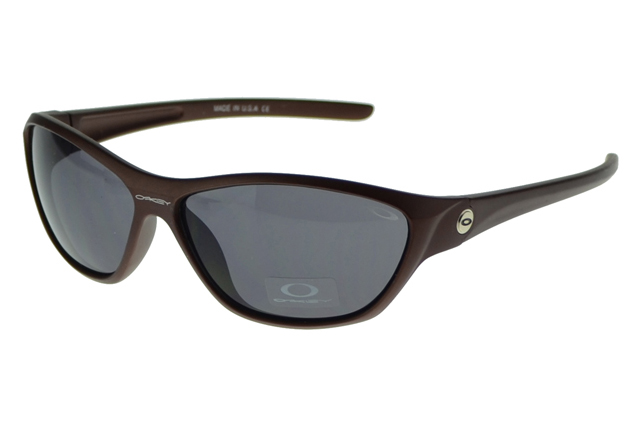 Oakley Asian Fit Sunglasses Brown Frame Gray Lens