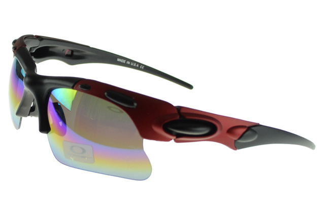 Oakley Radar Range Sunglasses red Frame blue Lens