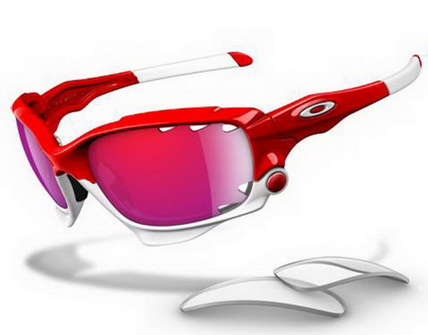 Oakley Jawbone Polished Red Red Iridium Vented & Light Grey Sung