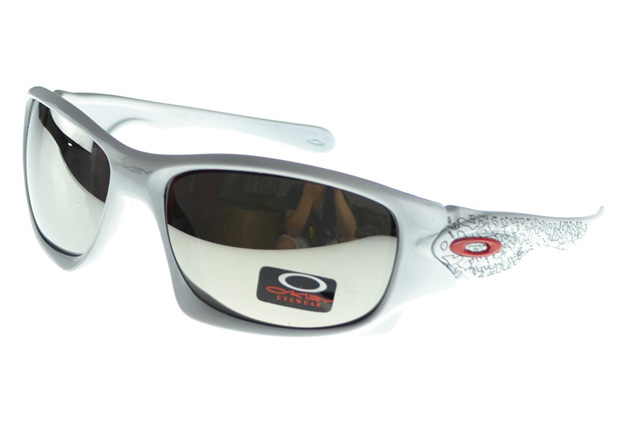Oakley Asian Fit Sunglasses white Frame black Lens