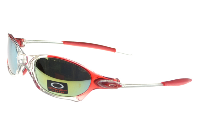 Oakley Juliet Sunglasses Red Frame Silver Lens