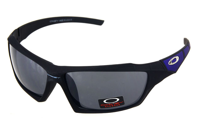 Oakley Flak Jacket Sunglasses Black Frame Dimgray Lens
