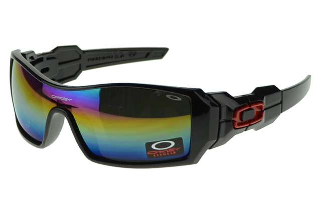 Oakley Oil Rig Sunglasses Black Frame Colored Lens