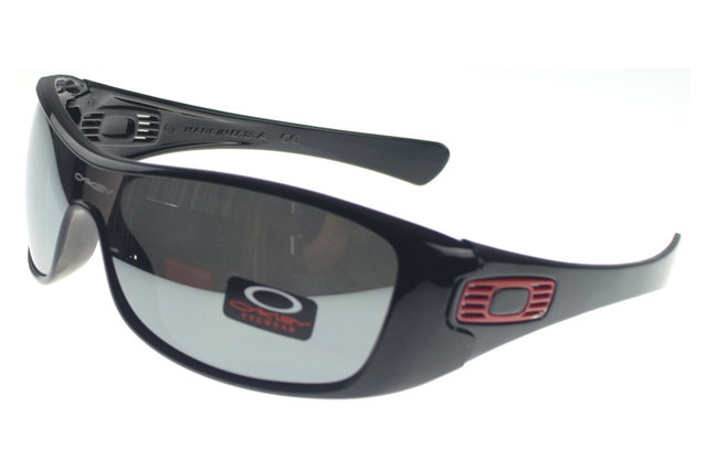 Oakley Antix Sunglasses Black Frame Silver Lens