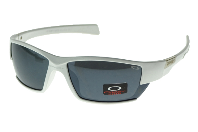 Oakley Antix Sunglasses White Frame Gray Lens