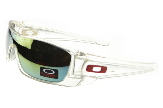 Oakley Batwolf Sunglasses white Frame blue Lens