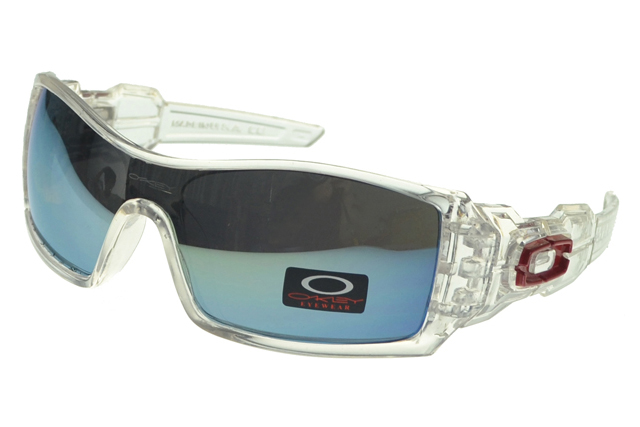 Oakley Oil Rig Sunglasses white Frame black Lens