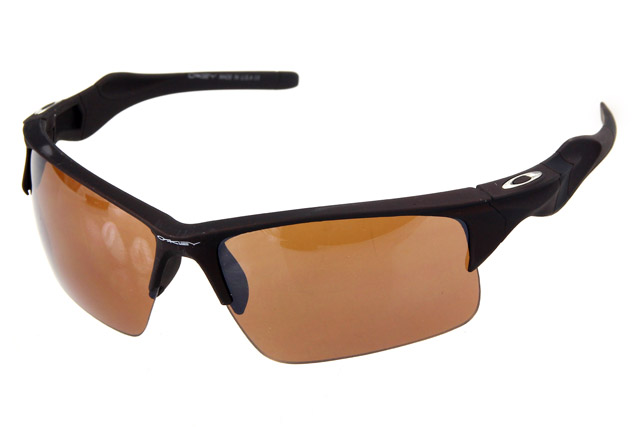 Oakley Frogskin Sunglasses Black Frame Tawny Lens