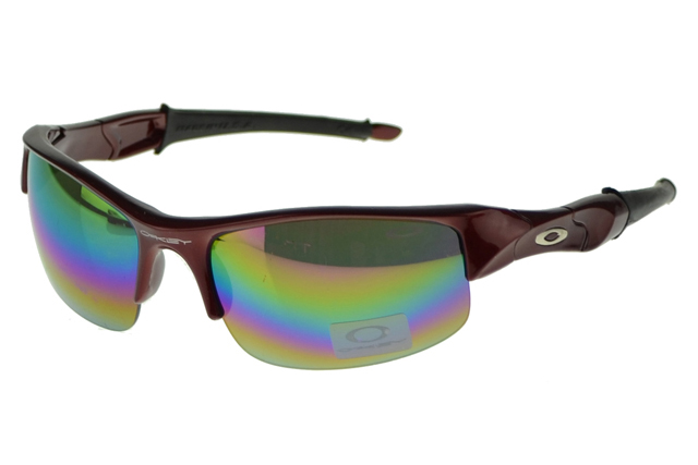 Oakley Flak Jacket Sunglasses Red Frame Yellow Lens