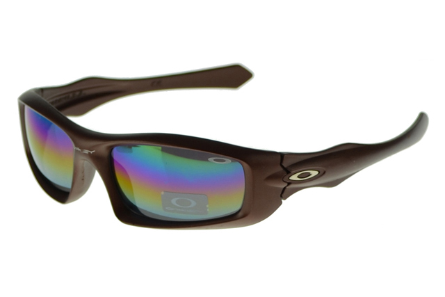 Oakley Asian Fit Sunglasses Brown Frame Colored Lens