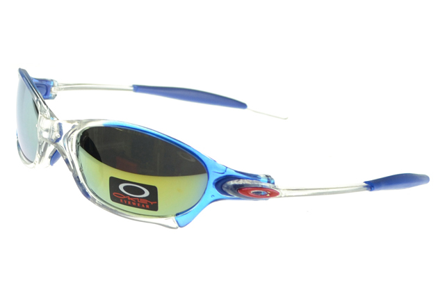 Oakley Juliet Sunglasses blue Frame yellow Lens