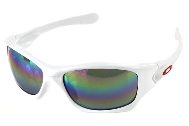 Oakley Radar Range Sunglasses White Red Frame Colored Lens