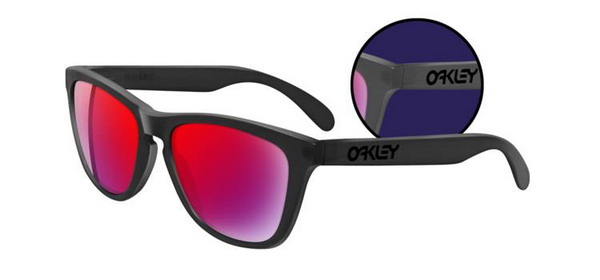 Oakley Frogskins Collectors Editions Blacklight Black Positive R