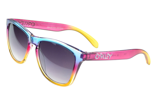 Oakley Frogskin Sunglasses pink Frame purple Lens