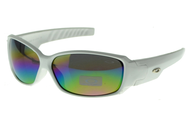 Oakley Polarized Sunglasses Silver Frame Gold Lens