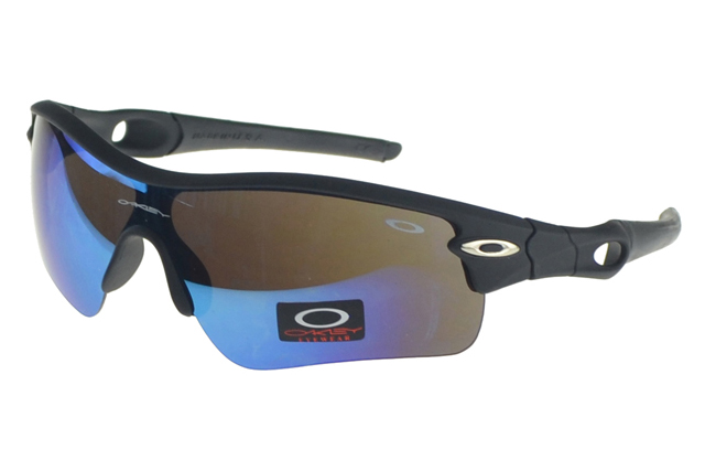 Oakley Radar Range Sunglasses Black Frame Blue Lens