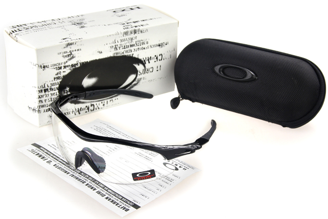 Oakley Radar Range Sunglasses Black Frame Transparent Lens