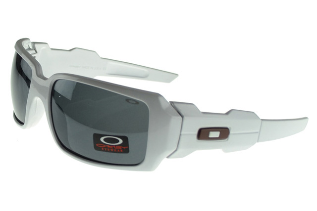 Oakley Oil Rig Sunglasses white Frame black Lens