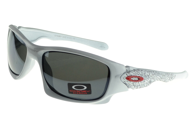 Oakley Asian Fit Sunglasses White Frame Gray Lens