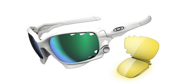 Oakley Jawbone Polished White Jade Iridium Vented & Yellow Sungl