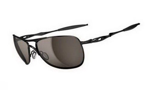 Oakley Crosshair Polished Black Warm Grey Sunglasses