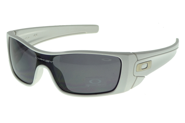 Oakley Antix Sunglasses White Frame Gray Lens