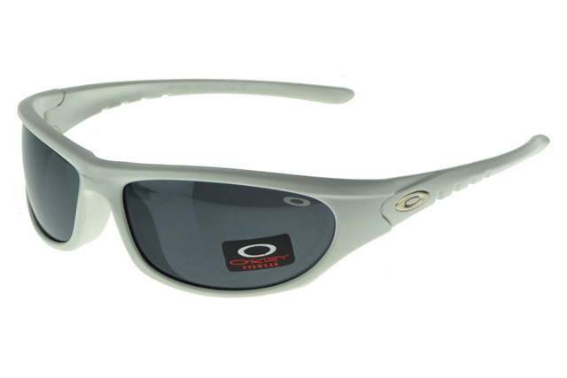Oakley Antix Sunglasses White Frame Gray Lens