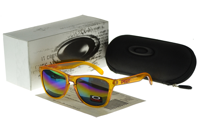 Oakley Frogskin Sunglasses yellow Frame multicolor Lens