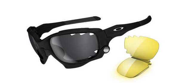 Oakley Jawbone Matte Black Black Iridium Vented & Yellow Sunglas