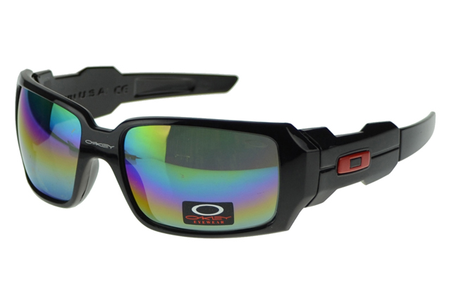 Oakley Oil Rig Sunglasses Black Frame Colored Lens
