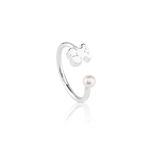 Anillo tous oso discount plata