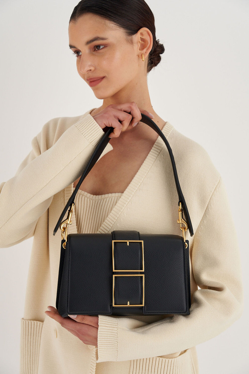 Oroton Olive Day Bag Black