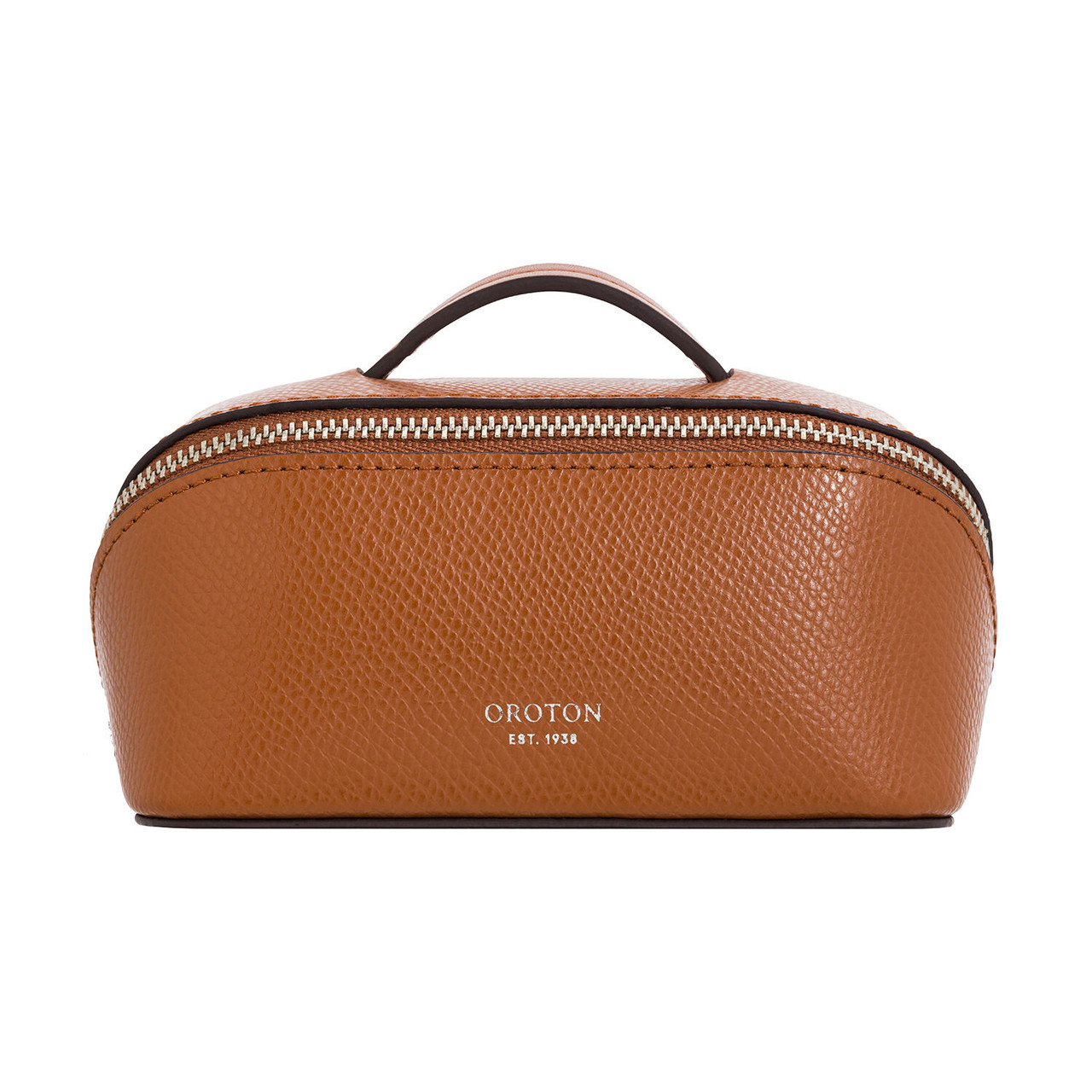 Oroton Muse Cognac Small Beauty Case