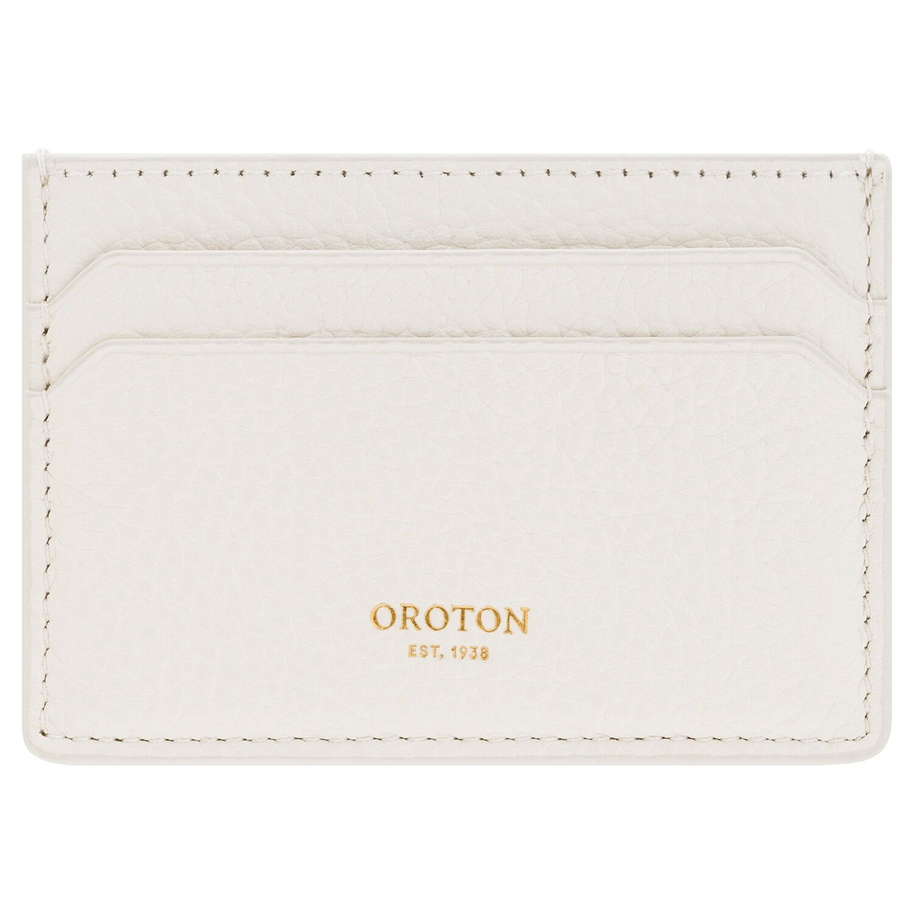 Oroton Tate 3 Credit Card Sleeve Paper White