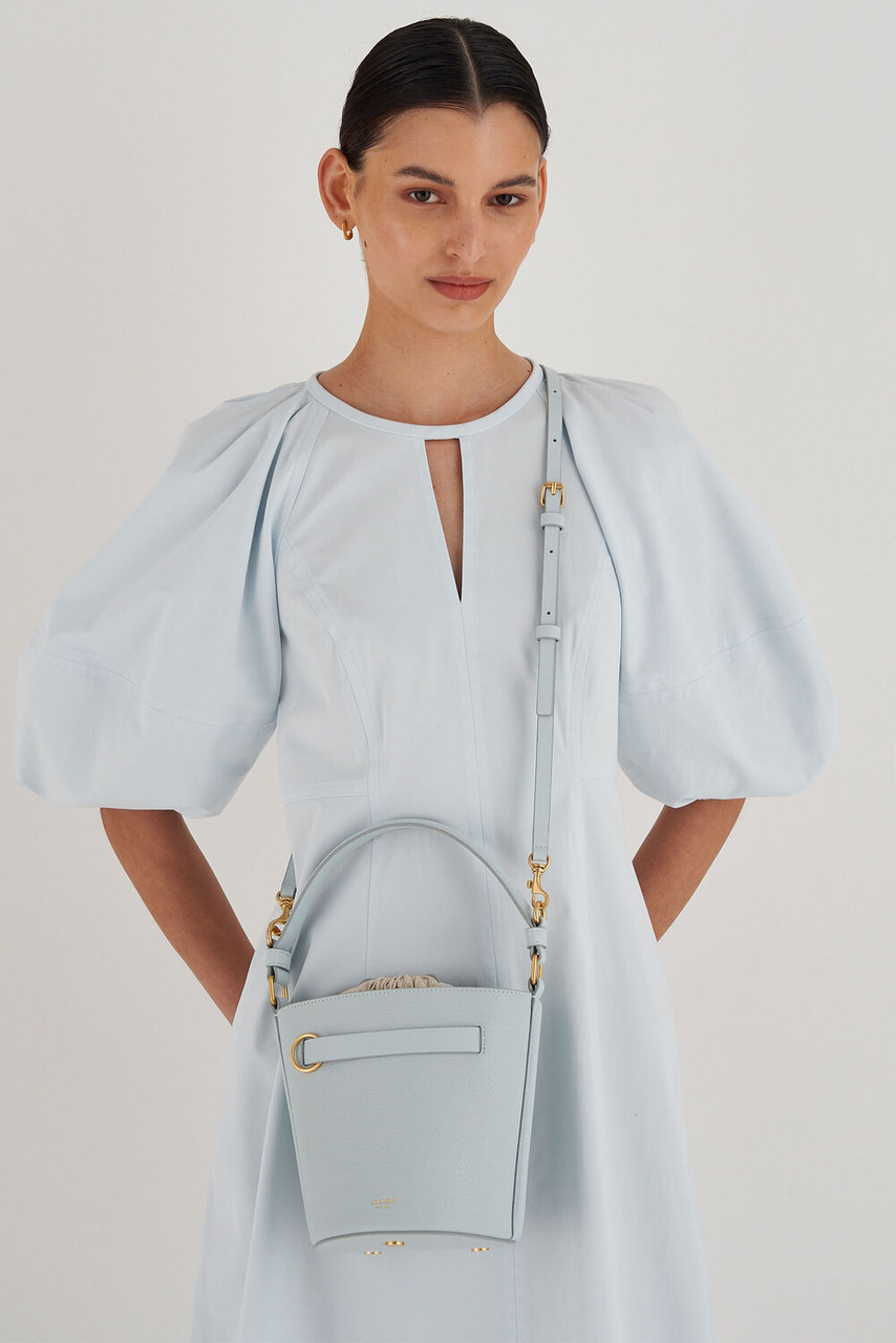 Oroton Audrey Bucket Bag Sea Glass