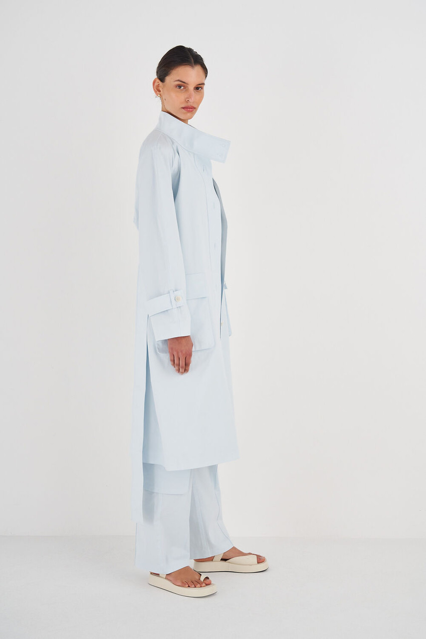 Oroton Pocket Trench Sea Glass