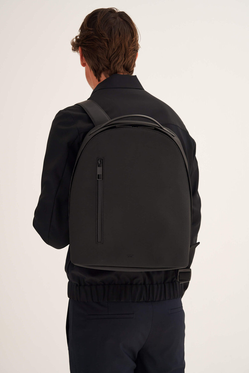 Oroton Larsen Black Backpack