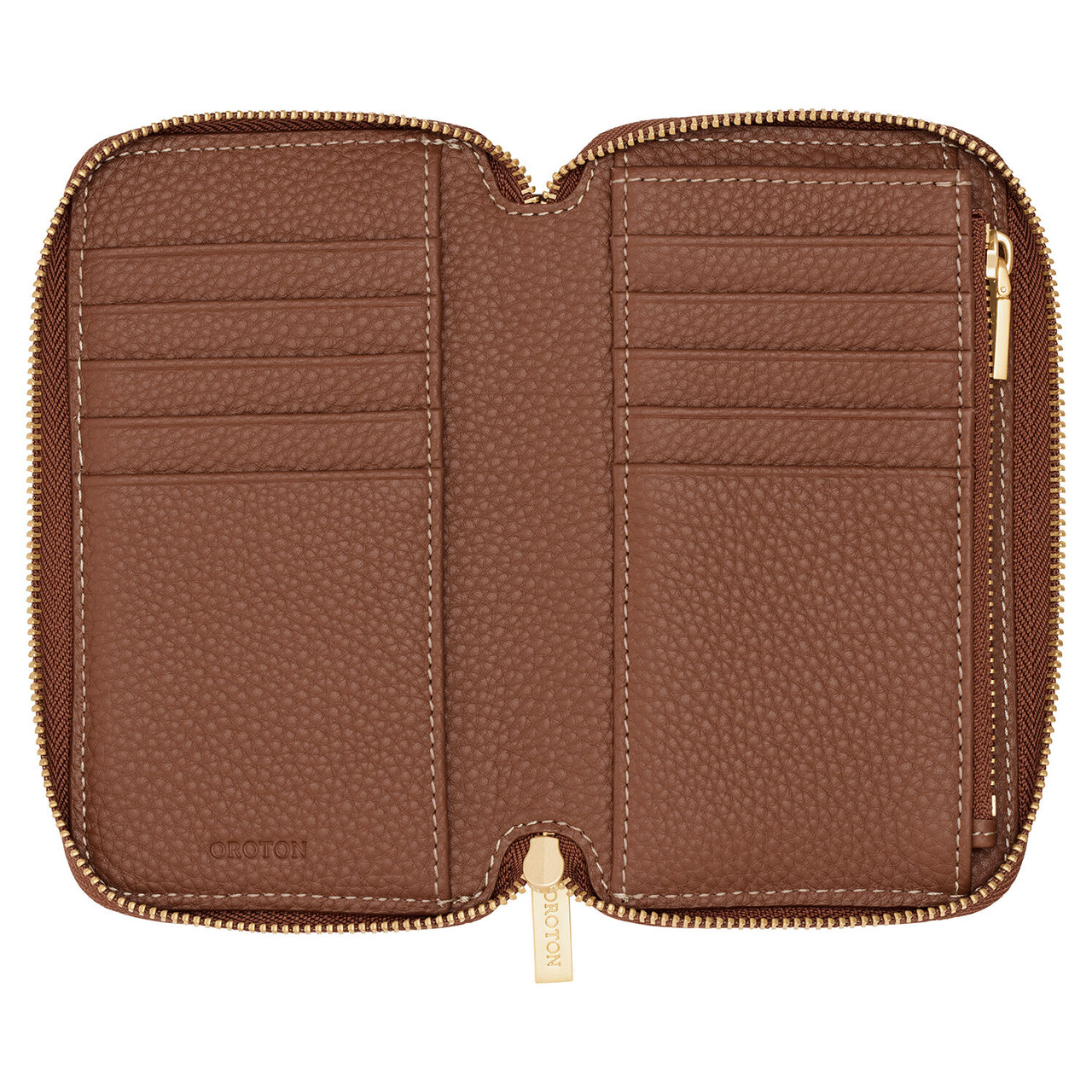 Oroton Margot Whiskey Mini Book Wallet