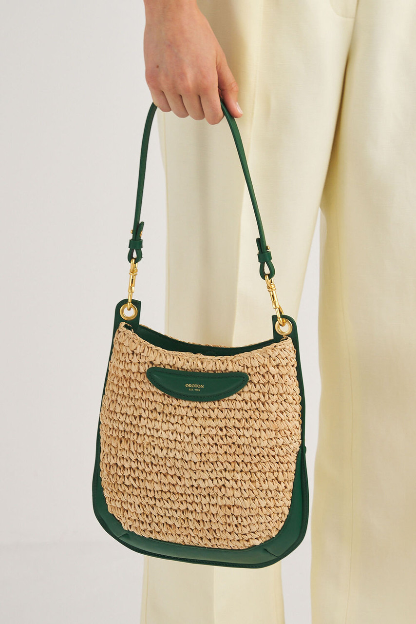 Oroton haskin Texture Small Hobo Natural/Treehouse