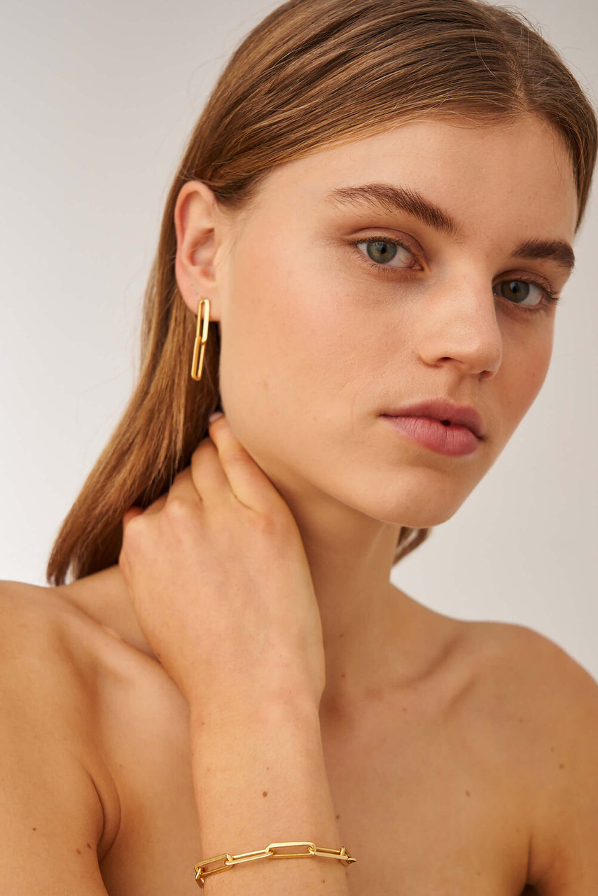 Oroton Lacey Worn Gold Bracelet