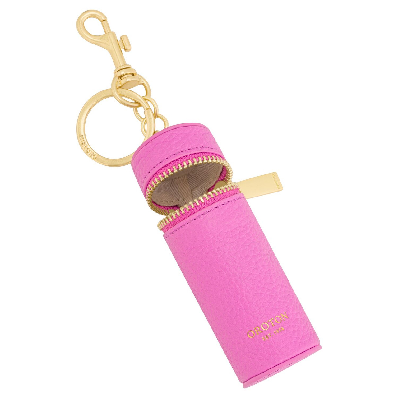Oroton Jemima Lipstick Key Ring Fuchsia