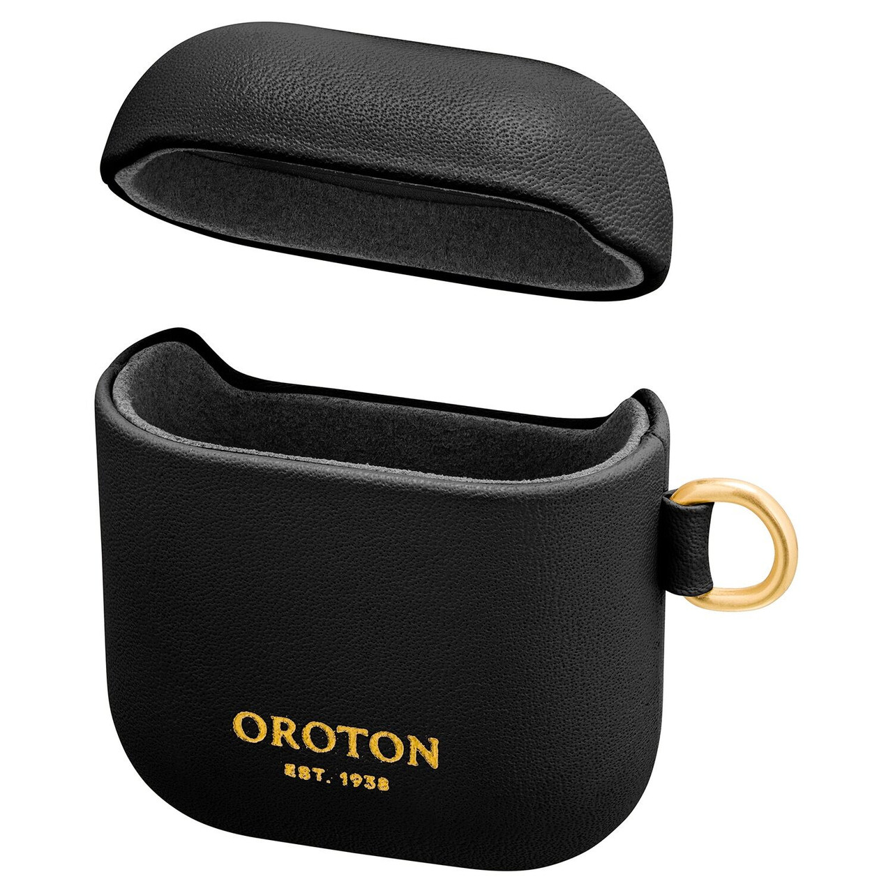 Oroton Imogen Black Airpod Wristlet