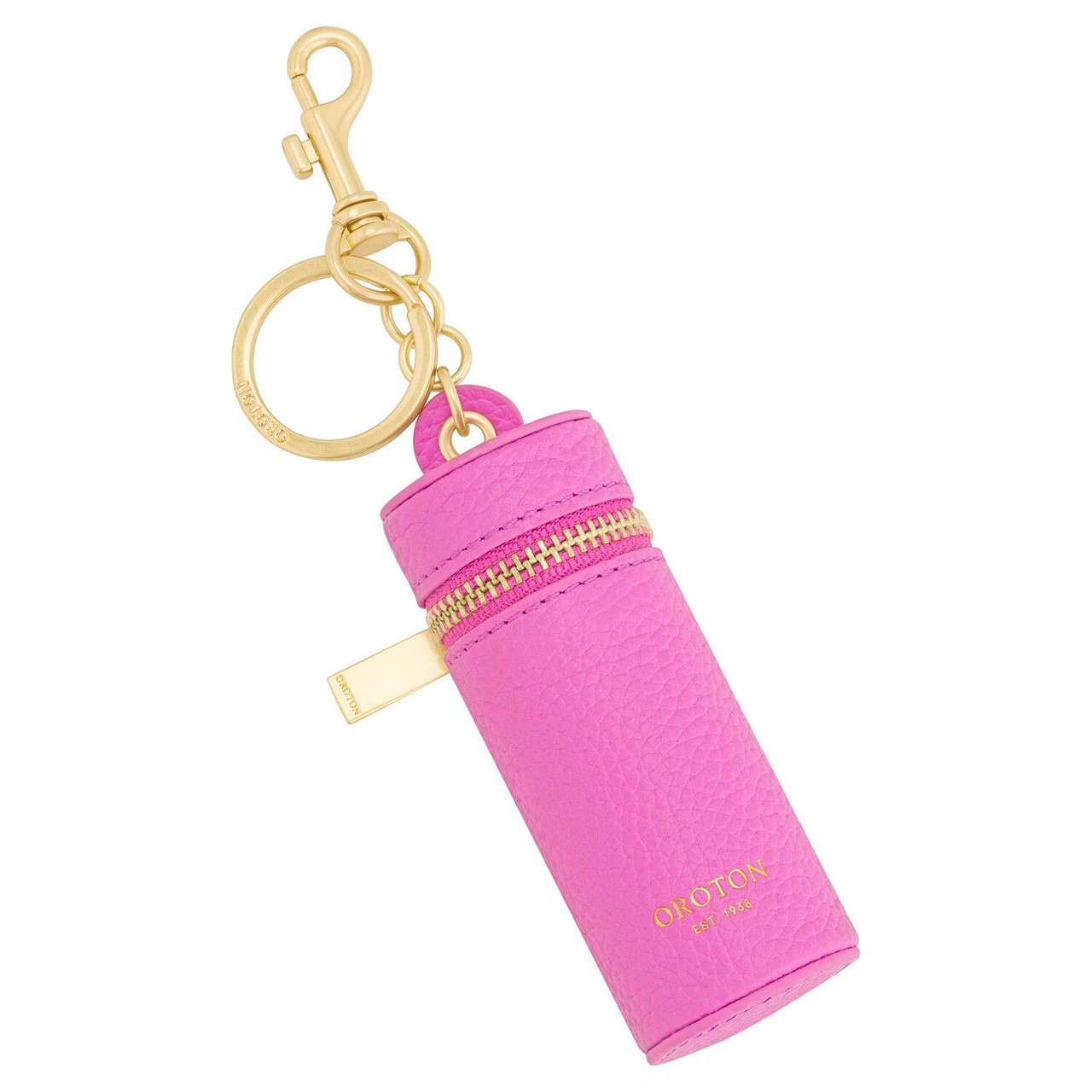 Oroton Jemima Lipstick Key Ring Fuchsia