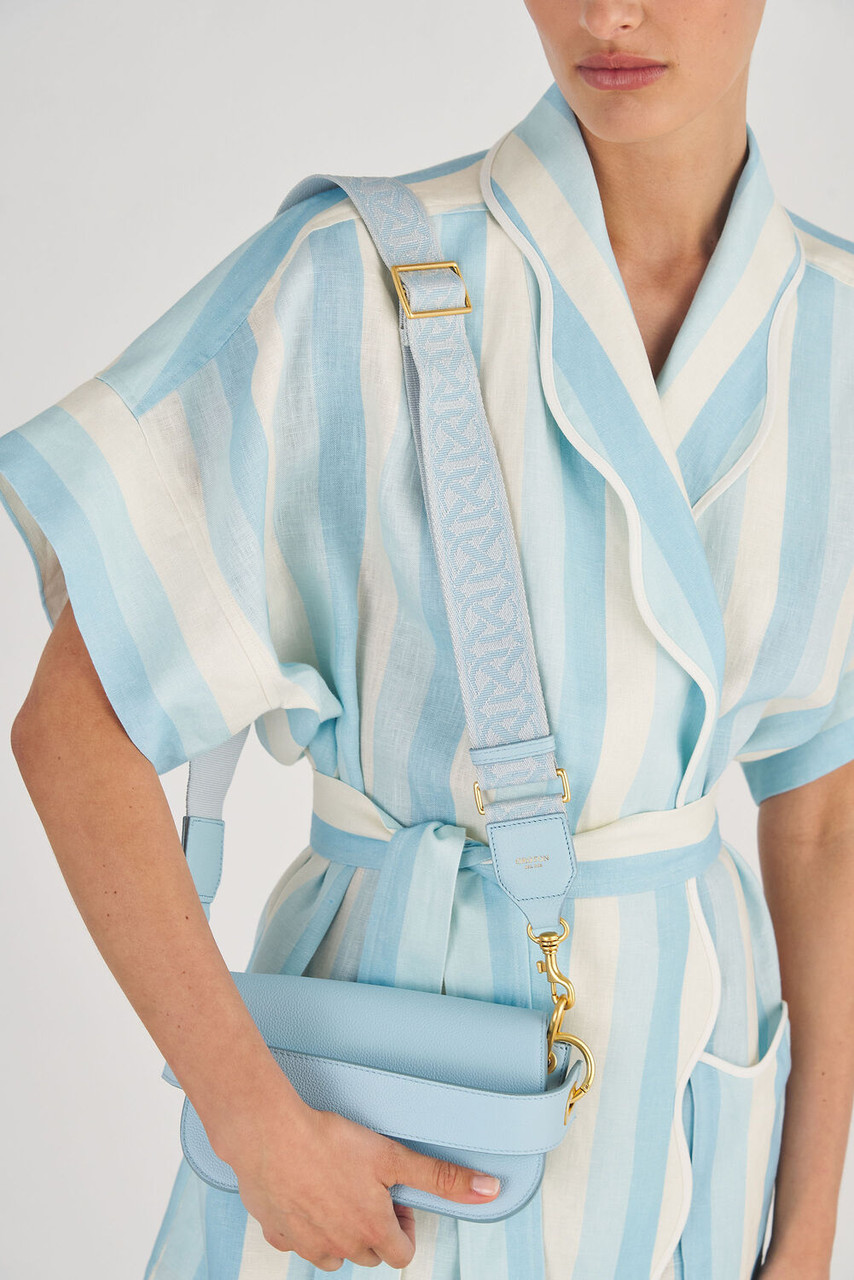 Oroton Logo Webbing Bag Strap Horizon