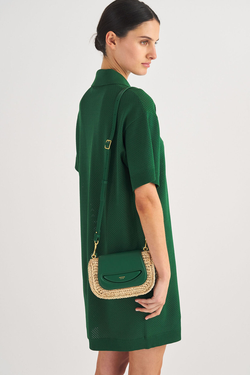 Oroton haskin Texture Crossbody Natural/Treehouse